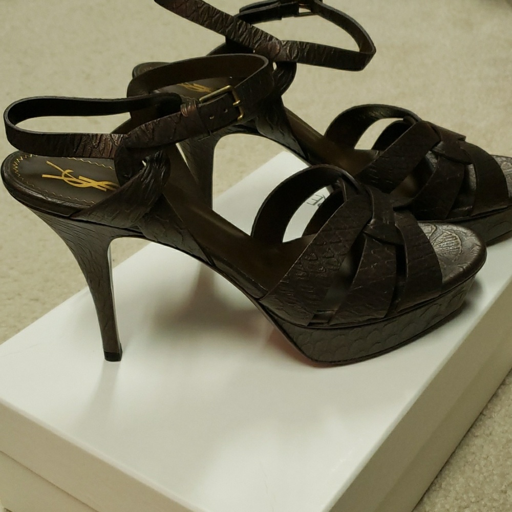 YSL Yves Saint Laurent NIB Tribute Heels - Picture 3 of 8
